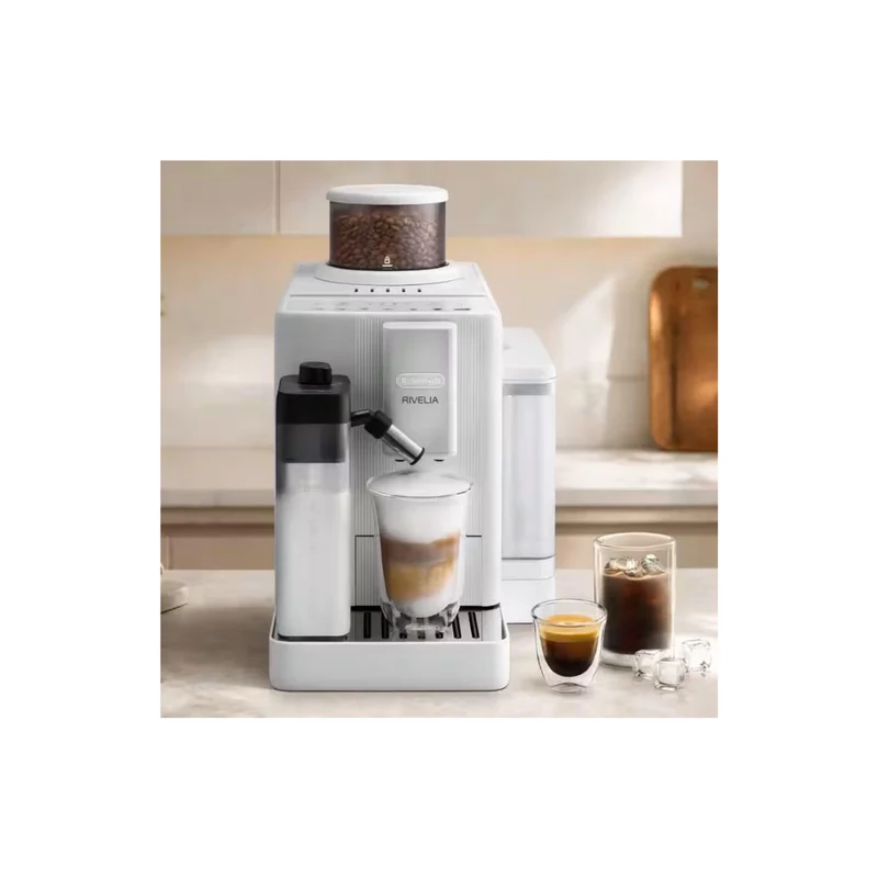 De Longhi Macchina Caffè Automatica Rivelia Start Mod.EXAM420.55.WXL Artic White