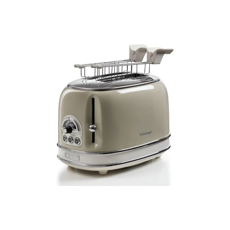 Ariete Tostapane Vintage Doppia Fetta Con Pinze - Beige Mod. 0155/03