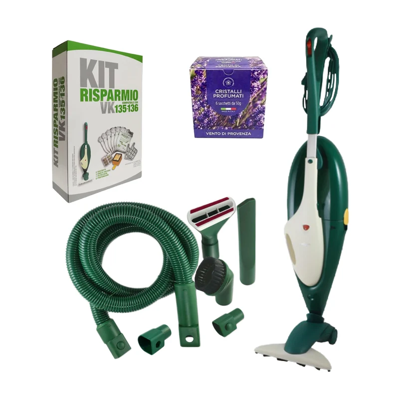 Combo Folletto VK 135 + Kit tubo (ricondizionato)