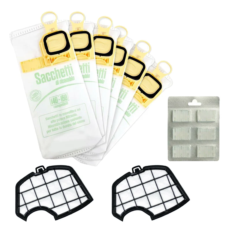 Kit Risparmio Sacchetti + Griglie + Profumini VK 140 / 150