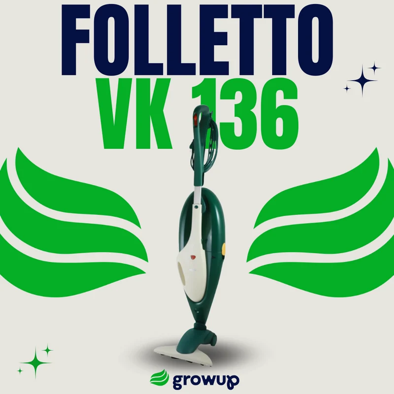 Folletto VK 136 Aspirapolvere Verticale Scopa Elettrica Vorwerk (ricondizionato)