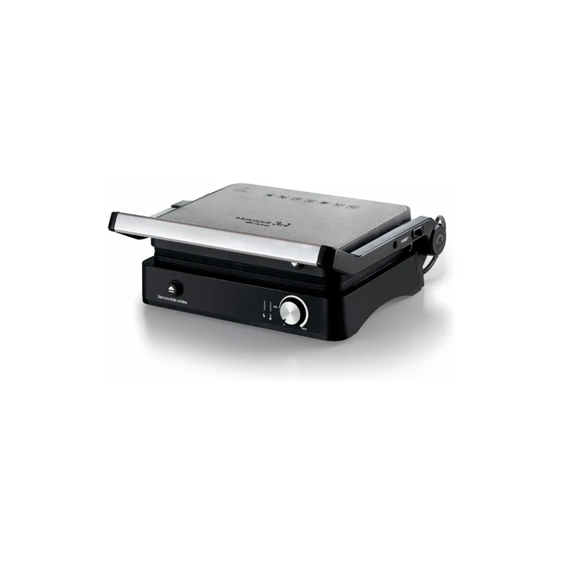 Ariete Bistecchiera Elettrica MetalGrill 3 in 1, 2000W 1934/00
