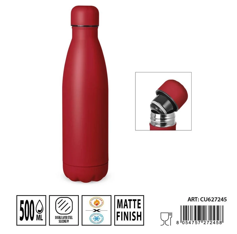 DC CASA BORRACCIA TERMICA 500ML 7.1X26.5CM ROSSO