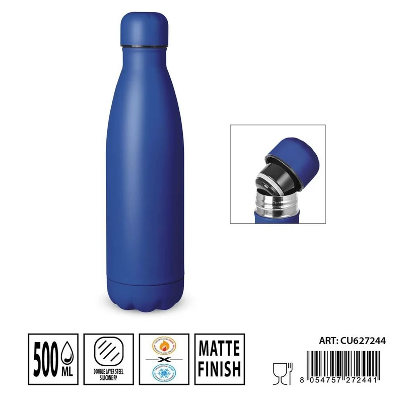 DC CASA BORRACCIA TERMICA 500ML 7.1X26.5CM BLU