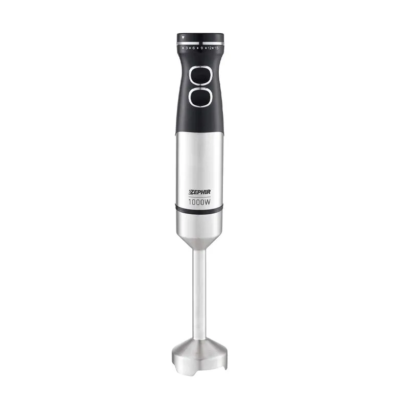 Frullatore Immersione Inox 1000watt Zephir