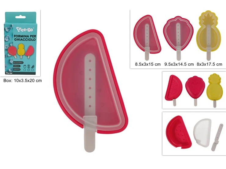 FORMINA FRUTTO IN SILICONE PER GHIACCIOLO