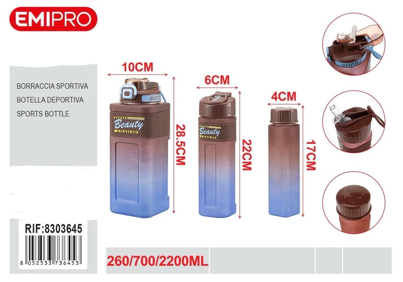 EMI BORRACCIA SPORTIVA 260ML700ML/2200ML