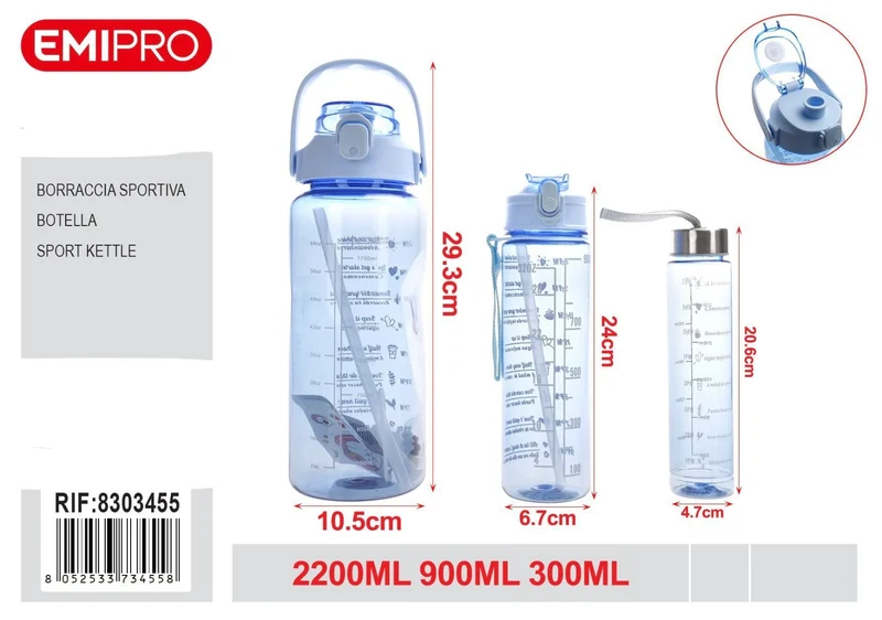 EMI BORRACCIA SPORTIVA 2200ML900ML300ML