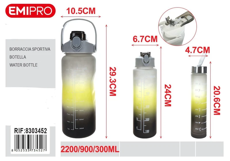 EMI BORRACCIA SPORTIVA 2200ML900ML300ML