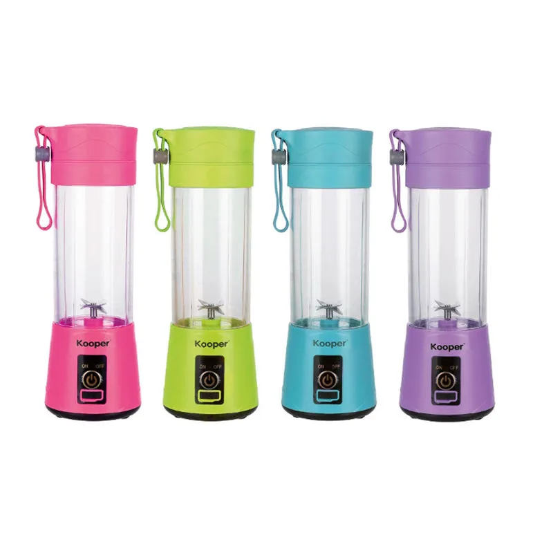 Mini Frullatore 380ml 15w Ricaricabile Colori Asso