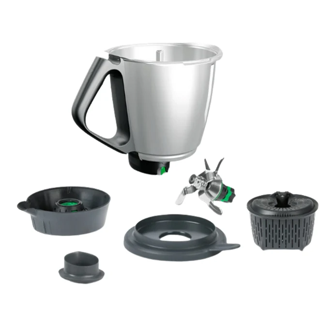 Boccale Completo TM6 Boccale Coltelli Cestello Ghiera Accessorio Vorwerk
