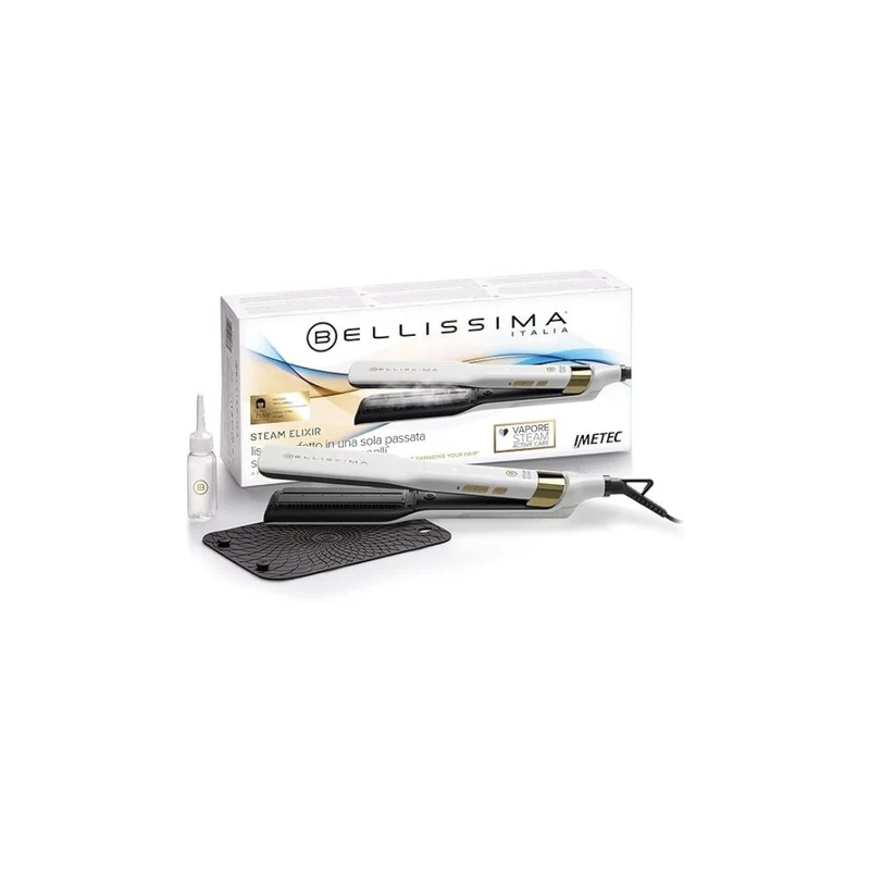 Imetec Piastra Per Capelli Bellissima Steam Elixir Mod.11808