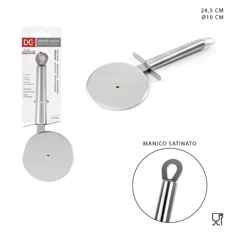 DC CASA tagliapizza acciaio D10x24.5cm