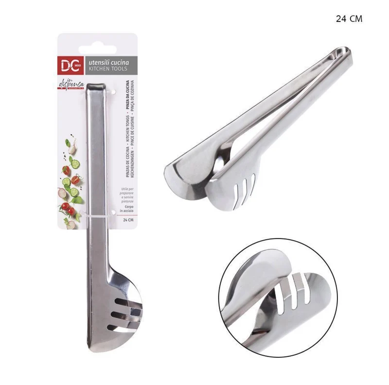 DC CASA pinza cucina acciaio 24x3.5cm