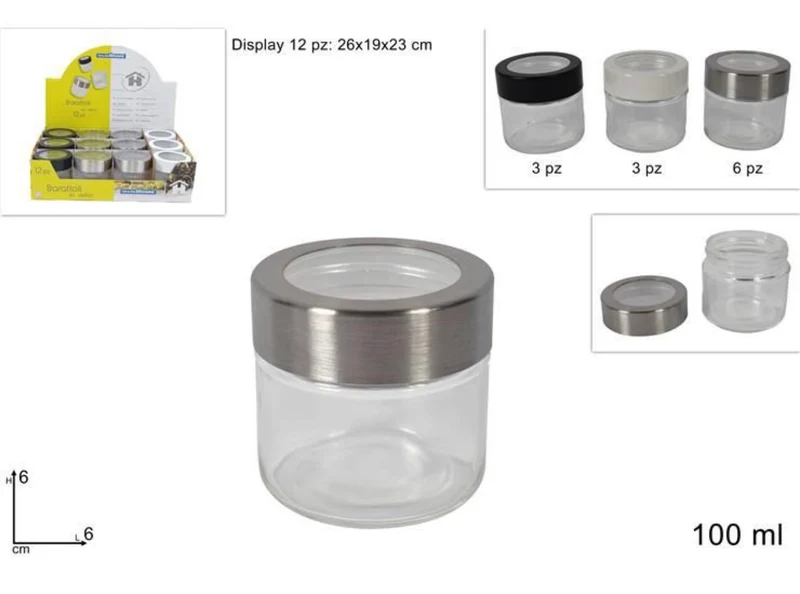 BARATTOLO vetro 100ml