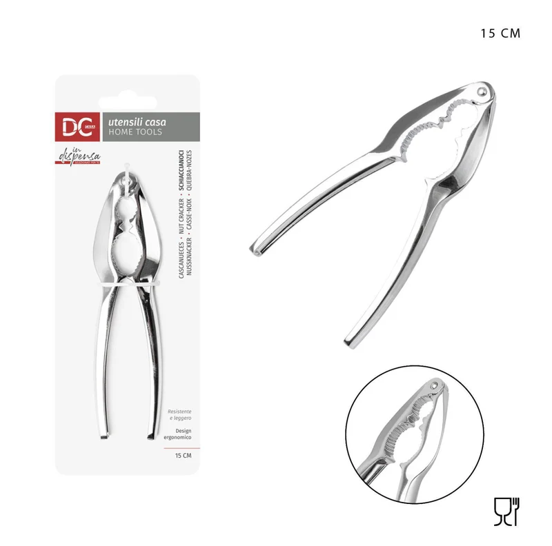 DC CASA schiaccianoci metallo 15x4x1.2cm