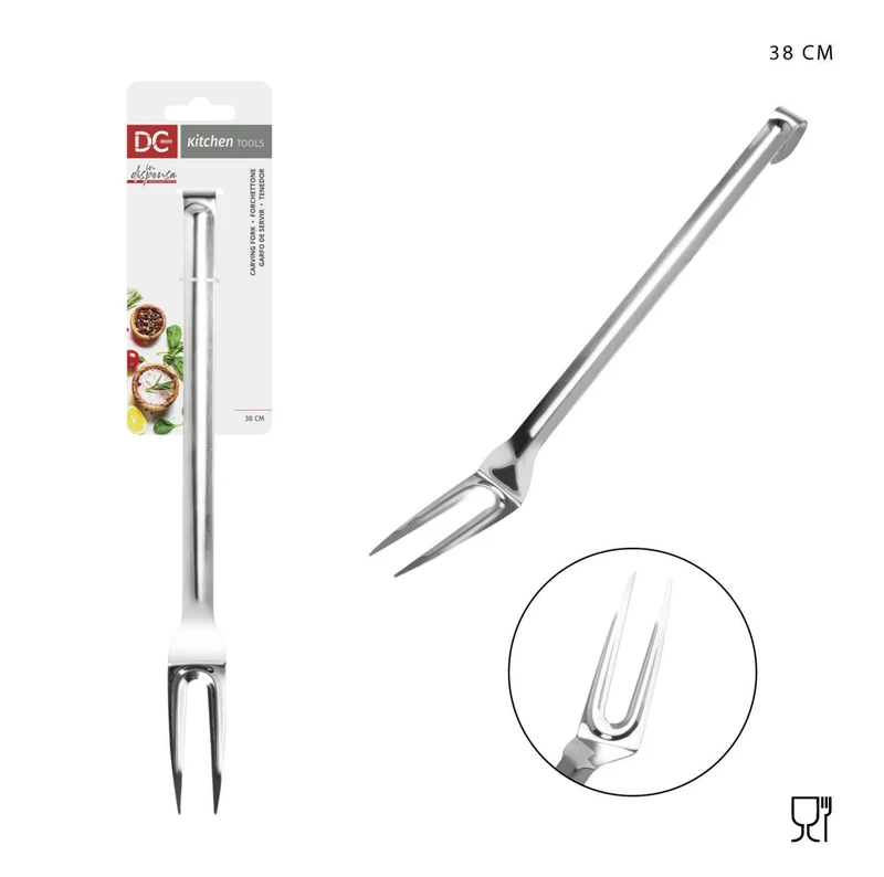 DC CASA forchettone acciaio 38cm