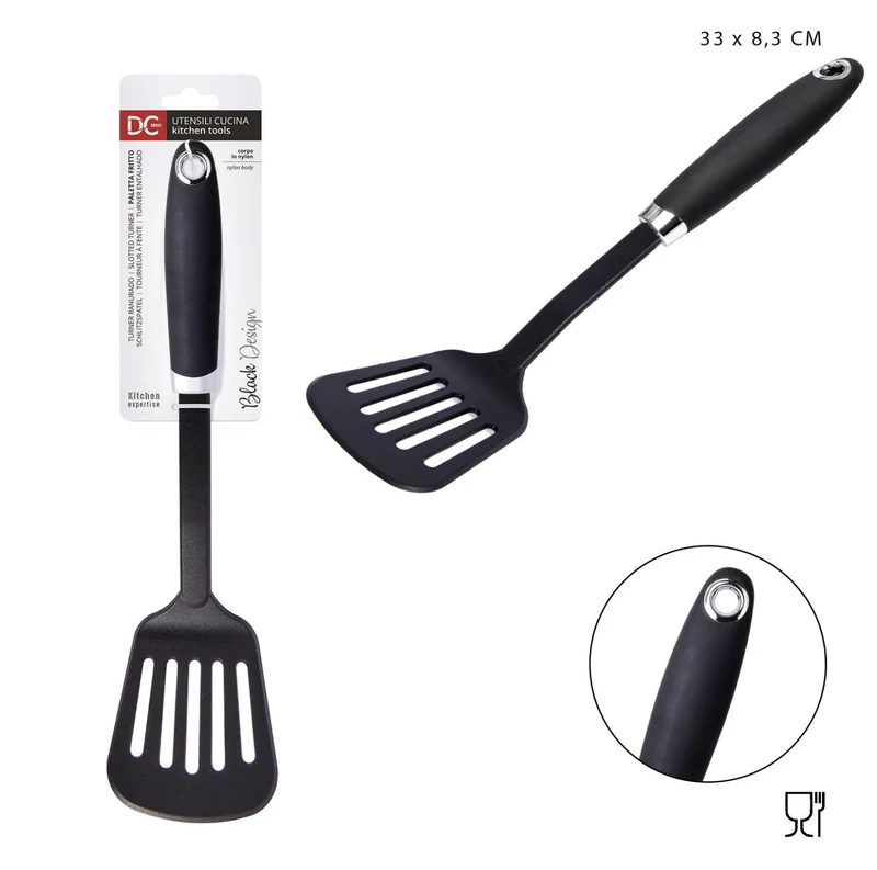 DC CASA L/BLACK paletta fritto nylon 33x8,3cm