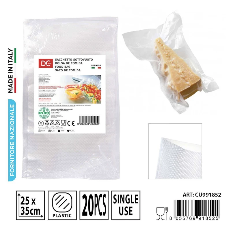 DC CASA busta sottovuoto goffrata 250x350mm 20pz