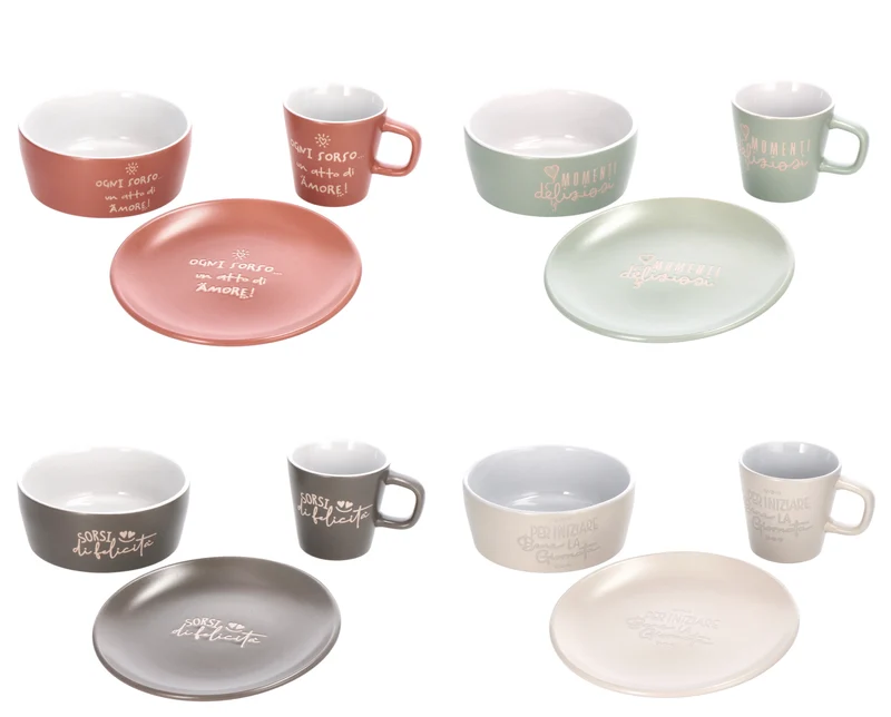 SERVIZIO COLAZIONE CERAMICA VILL