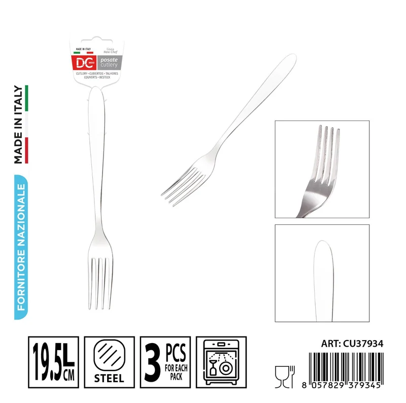 DC CASA forchetta 19,5cm 3pz
