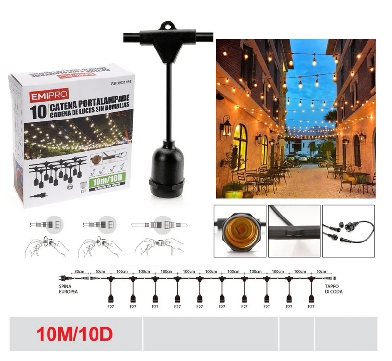 EMI CATENA portalampada 10M/10D
