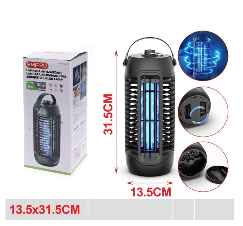EMI LAMPADA ANTIZANZARE 6W