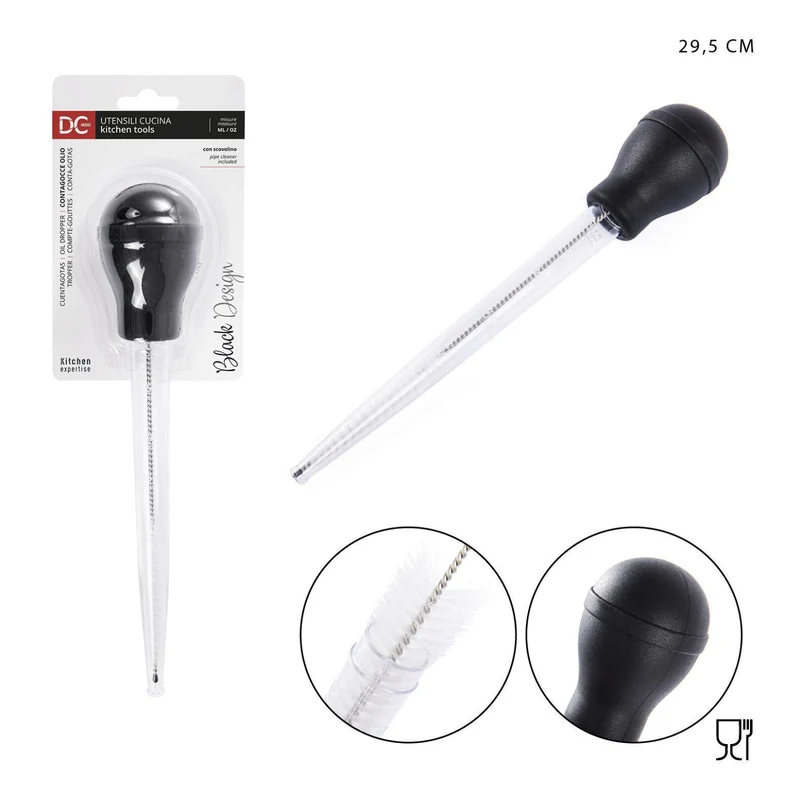 DC CASA L/BLACK contagocce olio 29,5x6,5x6,5cm
