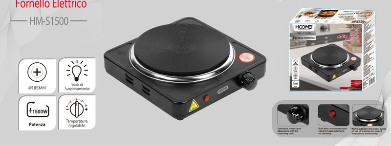 HOOMEI fornello elettrico HM-S1500