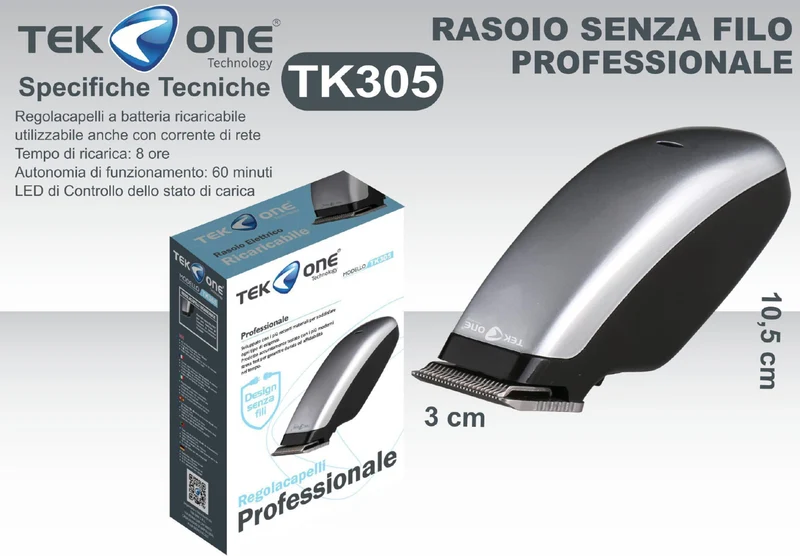 TEK ONE tagliacapelli professionale TK305