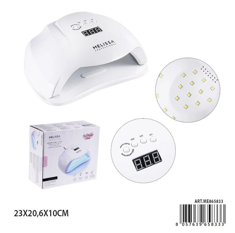 MELISSA lampada UV/LED 23x20,6x10cm bianco