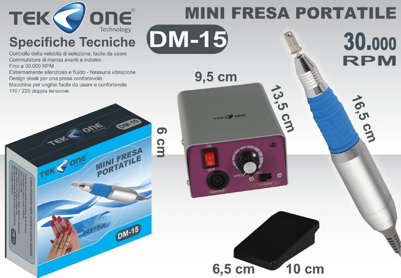 TEK ONE mini fresa portatile mod.DM-15