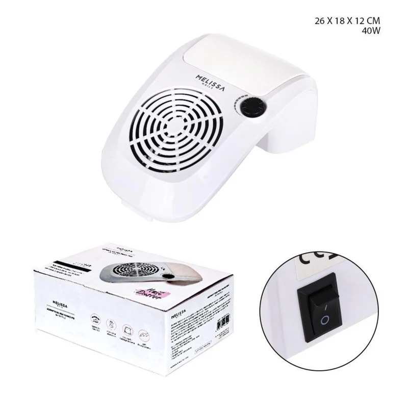 Melissa aspiratore professionale unghie 1 ventola