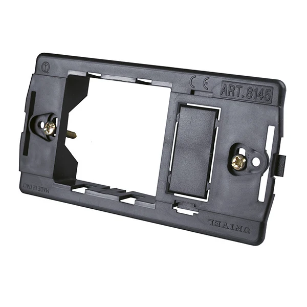 Supporto Placche P30 2f Nero