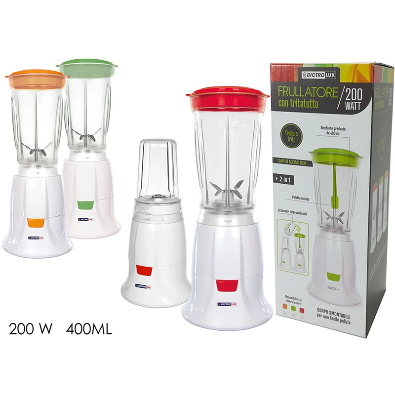 Frullatore 0,4lt 200w Con Macinacaffe_