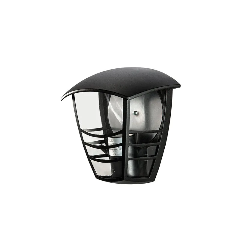 Lampioncino A Parete Linea Etna Nero Bellotti