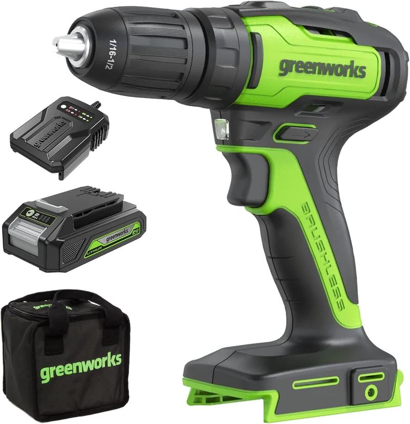 POWERALL 24V Trapano 35Nm – Batteria 2Ah