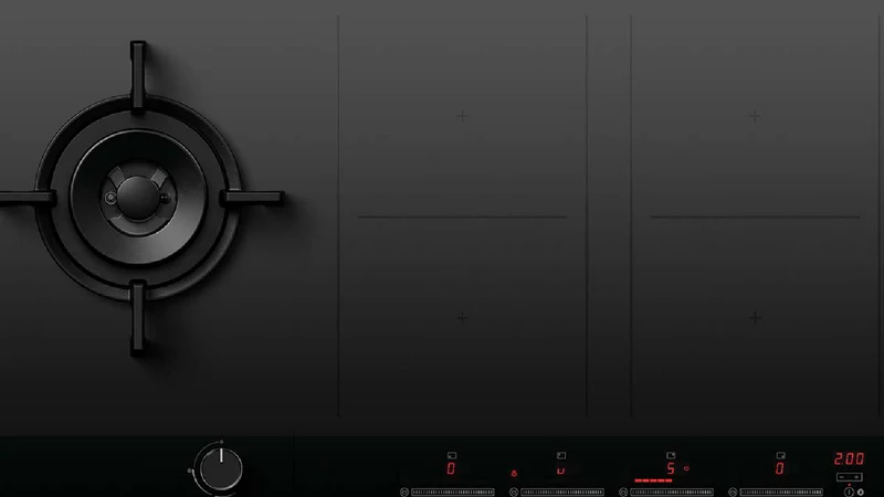 Fisher & Paykel 90cm Series 9 1 Burner + 4 Zone Hybrid Cooktop, 2 SmartZones, LPG