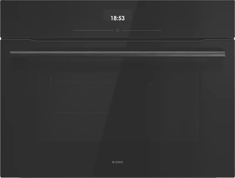 ASKO Essence 45cm Combi Microwave Oven, Black Glass