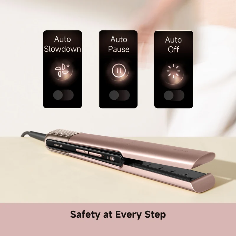 Dreame Aero Straight Pro Hair Straightener Pink Gold