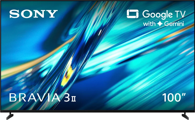 Sony 100" BRAVIA 3 II 4K HDR AI Google TV with Gemini 2026