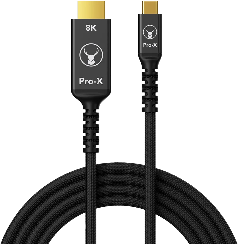 Bonelk Pro-X Long-Life USB-C to HDMI Cable 2.5m (Black)