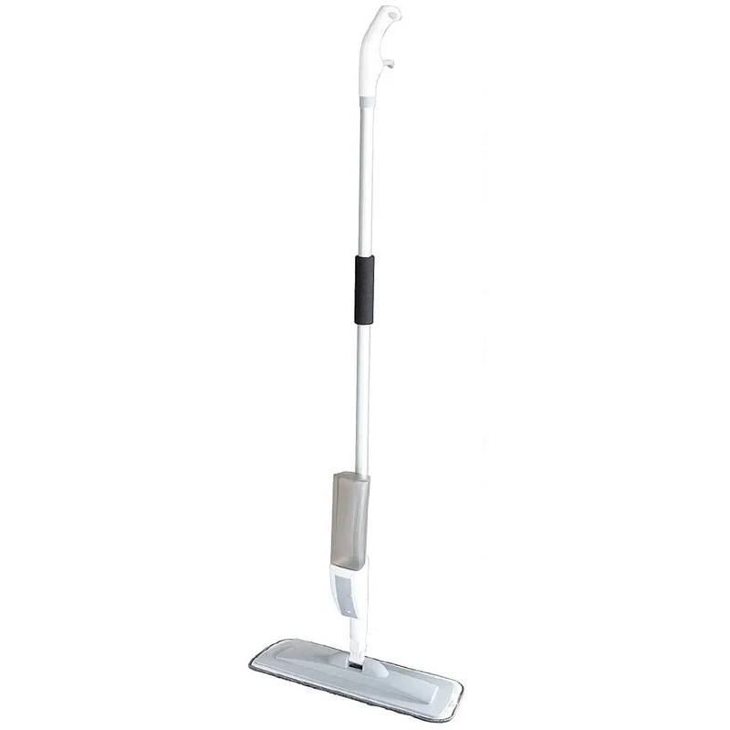 Lavapavimenti Spry Mop Scopa per Pulizia Pavimenti Serbatoio da 400ml Panno in Microfibra Bianco