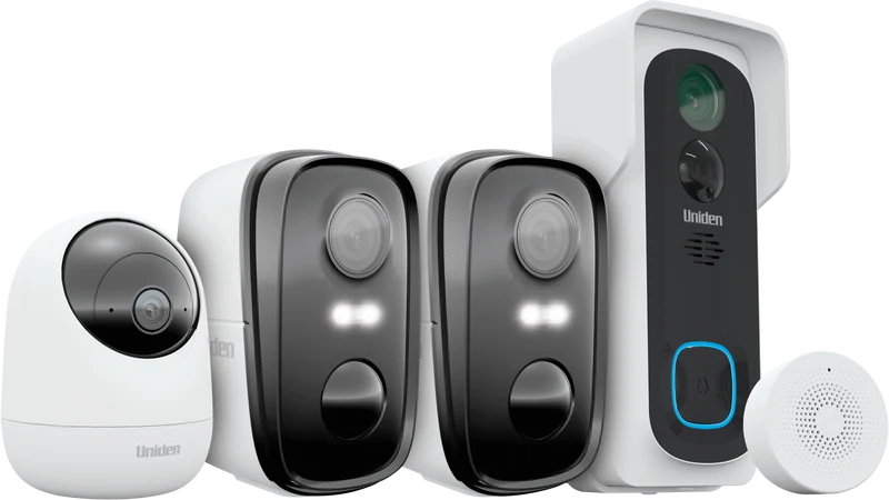Uniden Solo X 2k 3-in-1 Home Security Bundle
