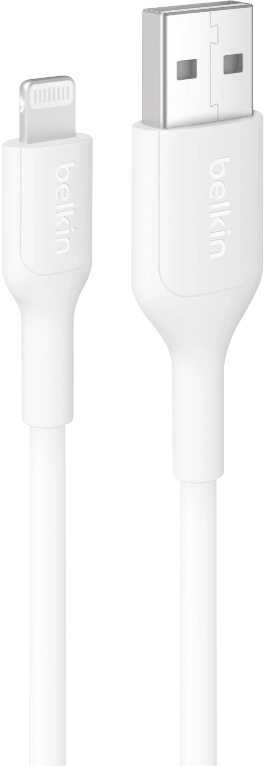 Belkin BoostCharge USB-A Cable with Lightning Connector 2M White