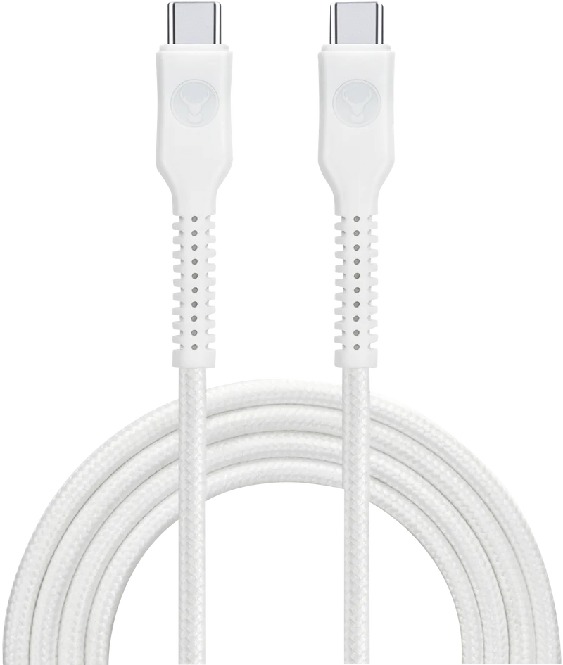 Bonelk USB-C to USB-C 240w/480Mbps Long-Life Cable 1.5m (White)