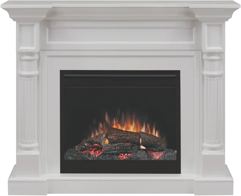 Dimplex 2kW Winston Mantle Electric Fireplace - White
