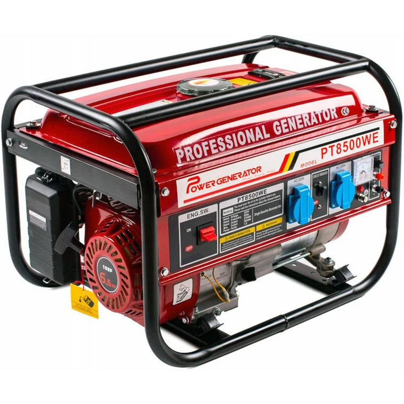 Generatore Professionale di Corrente a Benzina 3000W Raffreddato ad Aria 4 Tempi