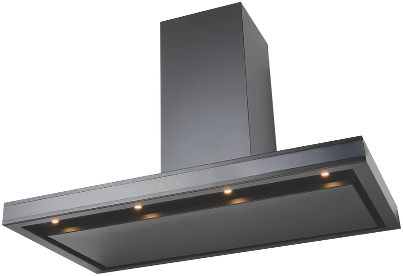 Schweigen 90cm Silent Canopy Rangehood, Black ** 2 BOXES **