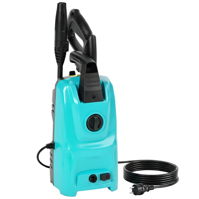 Idropulitrice ad Alta Pressione 20,5x19x40,4 cm Potenza 1500W con Ugello Regolabile e Kit Pulizia Blu